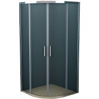 Душевой уголок Azario Ostin профиль Хром стекло прозрачное арт-AZ-121 S А 100*100*195 — фото 1, Душевые уголки четверть круга