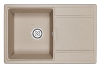 Granula-, кухонная мойка, кварц арт-7804, ПЕСОК — фото 1, Кухонные мойки