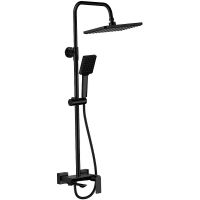 Душевая система Haiba Черная матовая арт-HB24639-7 — фото 1, Душевые стойки