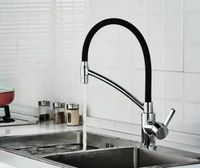 Смеситель для кухни Haiba Хром Черный арт-HB73643-7 — фото 3, Смесители для кухни