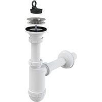 Сифон для раковины Alcaplast Белый арт-A411 — фото 1, Сифоны для раковины