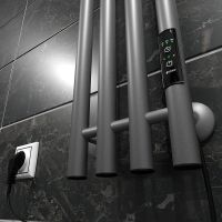 Электрический полотенцесушитель Маргроид Inaro 1200x210 правый Графитовый сер арт-Inaro-12018-1049-7024R — фото 4, Электрические полотенцесушители