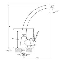 Смеситель для кухни G-Lauf Хром арт-ZOP4-B045 — фото 2, Смесители для кухни
