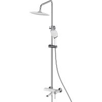 Душевая система Haiba Белый Хром арт-HB24805-8 — фото 1, Душевые стойки