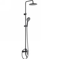 Душевая система Bond Circle Черная матовая арт-B04-9188 — фото 1, Верхние души