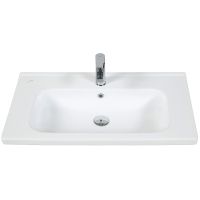 Раковина Creavit Ideal 70 Белая арт-ID070-00CB00E-0000 — фото 1, Раковины встраиваемые сверху