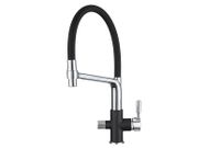 Granula-, СМЕСИТЕЛЬ КУХОННЫЙ арт-0075, ЧЁРНЫЙ — фото 1, Смесители для кухни