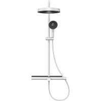 Душевая система AQUAme Белая арт-AQM8010W — фото 1, Душевые стойки