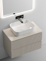 Столешница для ванной комнаты SANCOS 800х460 , арт. арт-TT80A2 — фото 2, Столешницы под раковину