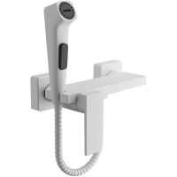 Гигиенический душ со смесителем Belz Белый матовый арт-B55653-8 — фото 1, Гигиенические души