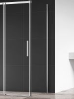 Душевая стенка AQUAme 80 профиль Хром стекло прозрачное арт-AQM4804 — фото 5, Боковые стенки