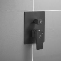 Душевая система Rose R28H Черная матовая арт-R2835H — фото 11, Встраиваемые душевые комплекты