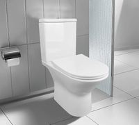 Унитаз компакт Azario Fretta New с бачком и сиденьем Микролифт арт-AZ-1223B — фото 14, Напольные унитазы