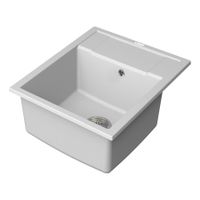 Мойка кухонная Point Римо 60 , белый арт-PN3010W — фото 3, Кухонные мойки