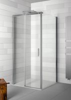 Душевой уголок Riho Ocean O203 100x100 (GU01001001) L профиль Хром стекло прозрачное арт-G006016120 — фото 1, Квадратные душевые уголки