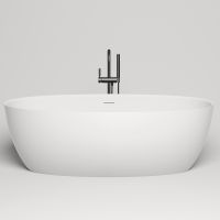 Ванна из искусственного камня Salini Alda Nuova 178х92 Белая глянцевая арт-101911G — фото 2, Ванны из искусственного камня