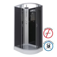 Душевая кабина Niagara Classic NG-3512-14LBKT (120х80х210) низкий поддон(13см),стекло тонированное,3 арт-35121433LBKT — фото 2, Душевые кабины