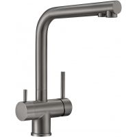 Смеситель для кухни Milacio Ultra Вороненая сталь арт-MCU.558.GM — фото 1, Смесители для кухни