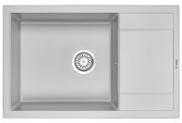 Granula-, кухонная мойка, кварц арт-7805, СЛАНЕЦ — фото 1, Кухонные мойки