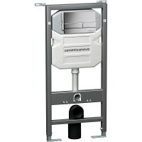 Комплект унитаза с инсталляцией Ceramicanova Metropol с сиденьем Микролифт и кла арт-CN4002MB_1002M_1000 — фото 6, Комплекты унитаз + инсталляция