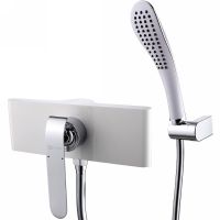 Смеситель для душа Lemark Melange Белый Хром арт-LM4903CW — фото 1, Смеситель для душа