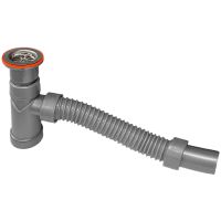 Сифон для раковины Bettoserb Нержавеющая сталь арт-125310 — фото 1, Сифоны для раковины