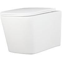 Унитаз Iberica Blanca Toledo Alto подвесной с сиденьем Микролифт арт-IB.TLA.234.1B1 — фото 1, Подвесные унитазы