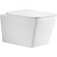 Унитаз Azario Boca подвесной Белый с сиденьем Микролифт арт-AZ-2002 — фото 1, Подвесные унитазы