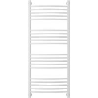 Водяной полотенцесушитель Сунержа Богема+ выгнутая 1200х500 Белый матовый арт-30-0221-1250 — фото 1, Водяные полотенцесушители