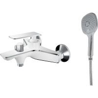 Смеситель для ванны Haiba Белый Хром арт-HB60548-8 — фото 1, Смеситель для ванны