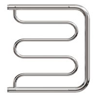 Водяной полотенцесушитель Point Фокстрот 500x700 с полкой Хром арт-PN25557P — фото 2, Водяные полотенцесушители