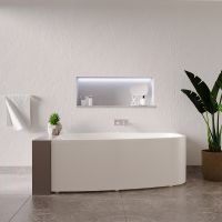 Акриловая ванна Radomir Рона 158x90 L без гидромассажа арт-1-01-0-1-1-343 — фото 7, Акриловые ванны