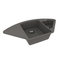 Кухонная мойка Lemark IRKANA 980 (980 х 500 мм, серый шелк) арт-9910047 — фото 3, Кухонные мойки