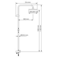 Товар: Душевой комплект арт-A040 - фото 5 Душевой комплект арт-A040 — фото 5, Душевые стойки