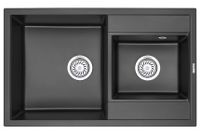 Granula-, кухонная мойка, кварц арт-8201, ТУРМАЛИН — фото 1, Кухонные мойки