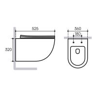 Комплект унитаза с инсталляцией Aqueduto Ovo с сиденьем Микролифт и клавишей смыва Хром арт-AQDS024 — фото 12, Комплекты унитаз + инсталляция