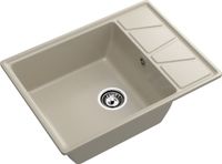 GRANFEST Мойка VERTEX 680L 1-чаша+крыло 680*500мм топаз арт.GF- арт-V-680L топаз — фото 1, Кухонные мойки