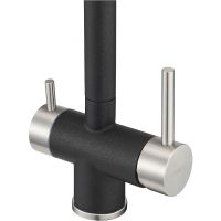 Смеситель для кухни Milacio Ultra Черный матовый арт-MCU.554.MB — фото 3, Смесители для кухни