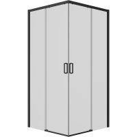 Товар: Душевой уголок Ambassador Queen 90х90 профиль Черный стекло прозрачное арт-11011203Black - фото 10 Душевой уголок Ambassador Queen 90х90 профиль Черный стекло прозрачное арт-11011203Black — фото 10, Квадратные душевые уголки