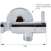 Шланговое подключение Remer Хром арт-336L — фото 2, Шланговые подключения
