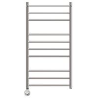 Полотенцесушитель электрический Point Аврора П9 500x1000 с полкой левый/правый, хром арт-PN10150PE — фото 3, Электрические полотенцесушители