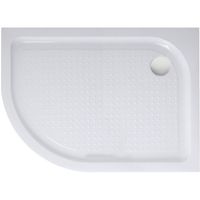 Акриловый поддон для душа BelBagno Tray 120x80x15 Белый R с антискользя арт-TRAY-BB-RH-120/80-550-15-W-R — фото 1, Акриловые душевые поддоны