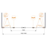 Товар: Душевая дверь CEZARES арт-ELENA-W-BS-22-200-C-Cr - фото 3 Душевая дверь CEZARES арт-ELENA-W-BS-22-200-C-Cr — фото 3, Складные душевые двери