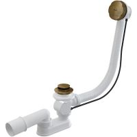 Слив-перелив Alcaplast полуавтомат Бронза арт-A55ANTIC-80-RU-01 — фото 1, Сливы-переливы