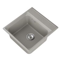 Мойка кухонная Point Мисти 46 серый арт-PN3011AL — фото 3, Кухонные мойки