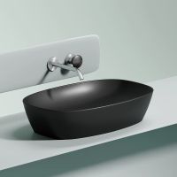 Раковина-чаша Ceramicanova Element 60 Черная матовая арт-CN6049MB — фото 12, Раковины накладные