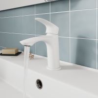 Смеситель для раковины Milardo Rora Белый матовый арт-RORWT00M01 — фото 3, Смесители для раковины