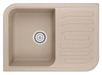 Granula-, кухонная мойка, кварц арт-7001, ПЕСОК — фото 1, Кухонные мойки