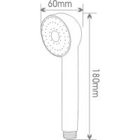 Ручной душ Melodia della vita Standard Хром арт-MKP20433 — фото 4, Лейки для душа