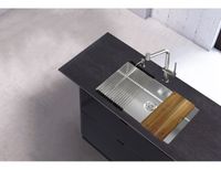 Мойка для кухни NOX 60 BRS 740x440x200 в комплекте с интегрированным сифоном арт-1149927.0 — фото 3, Кухонные мойки